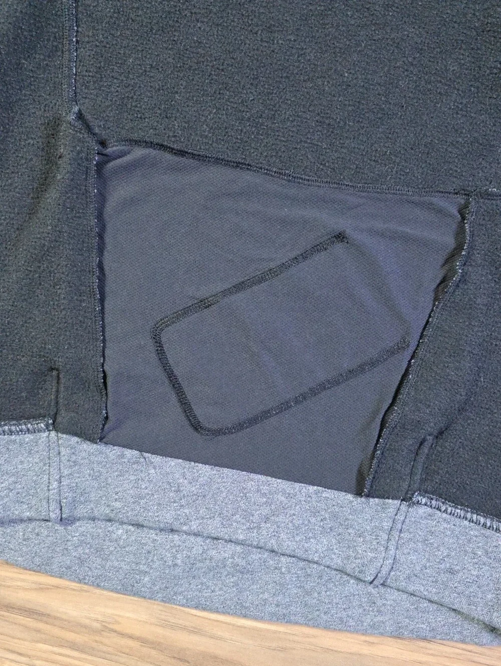 Lululemon Technical Pullover Hoodie Crossover Hood Gray Size 4 Athleisure